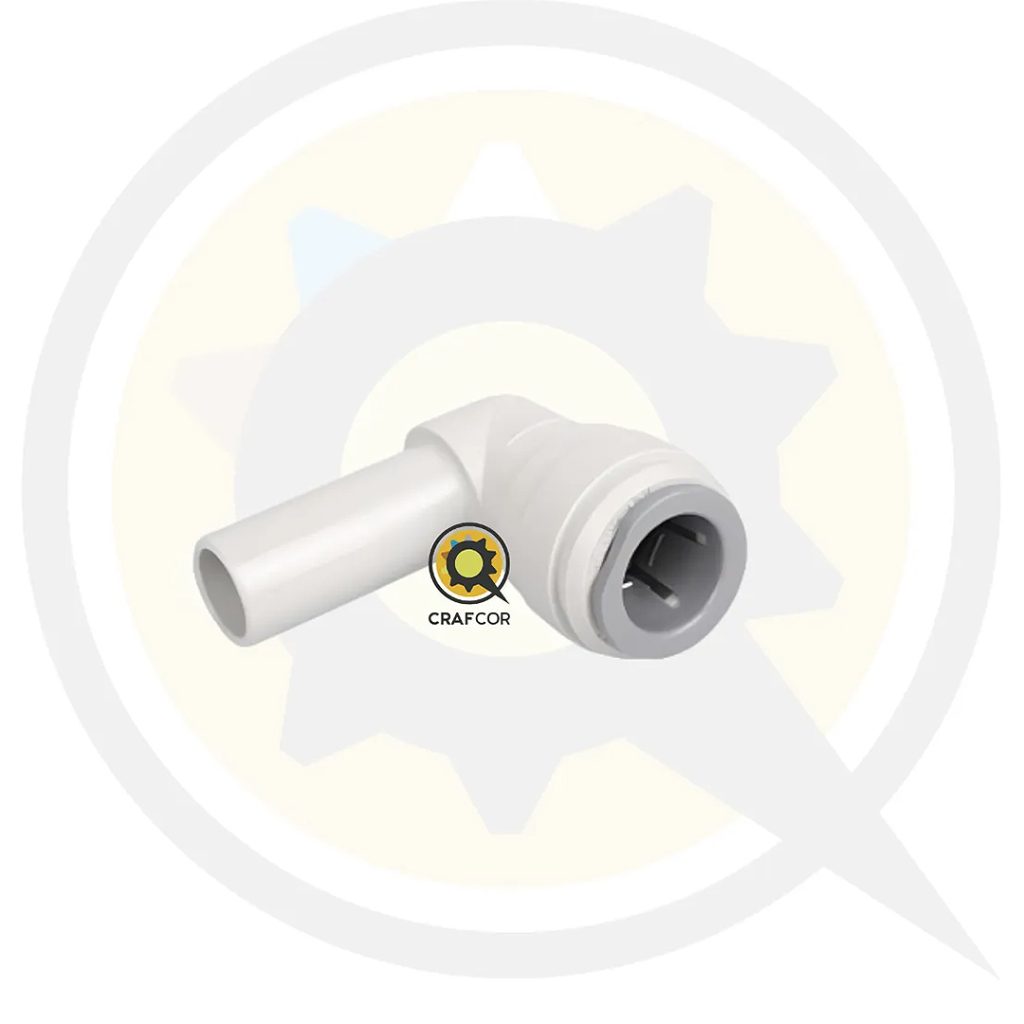 Acople rápido codo tubo 3/8¨ a acople rápido 3/8¨ – CRAFCOR